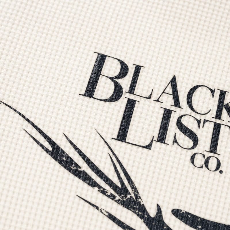 Blacklist Essence Waffle T-Shirt Off White