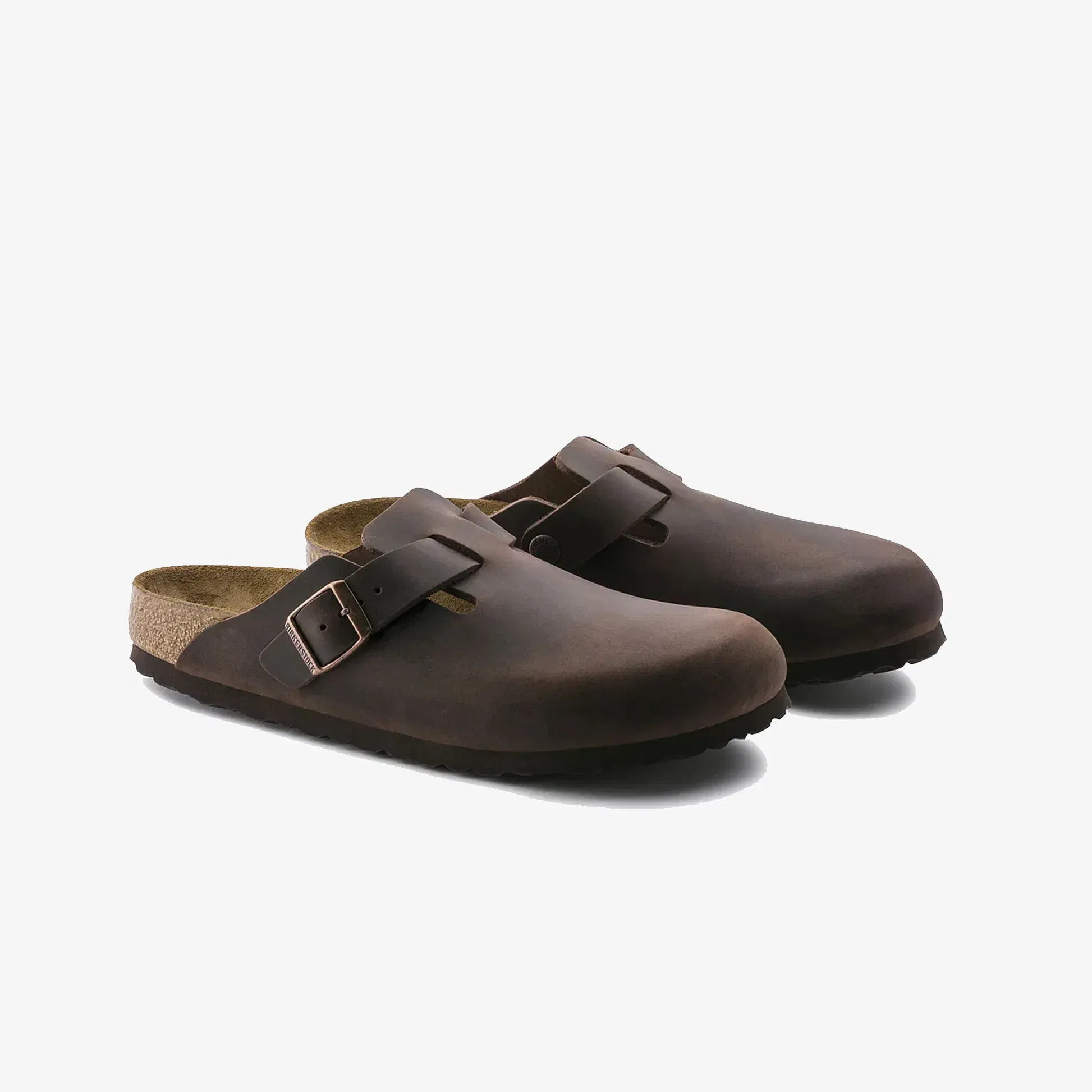 Birkenstock BOSTON OILED LEATHER BROWN/HABANA