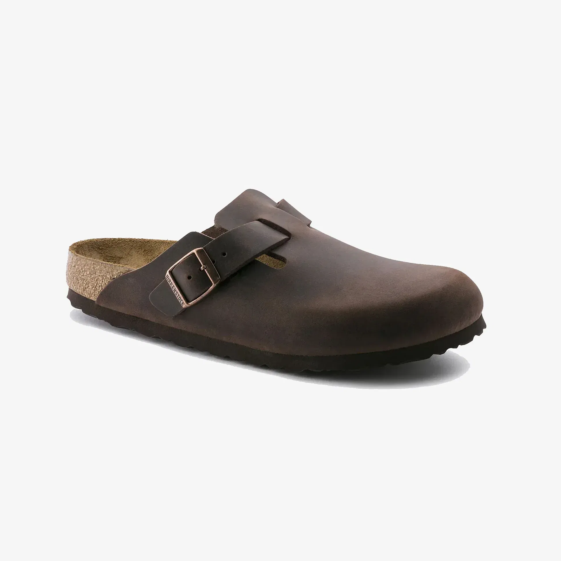 Birkenstock BOSTON OILED LEATHER BROWN/HABANA