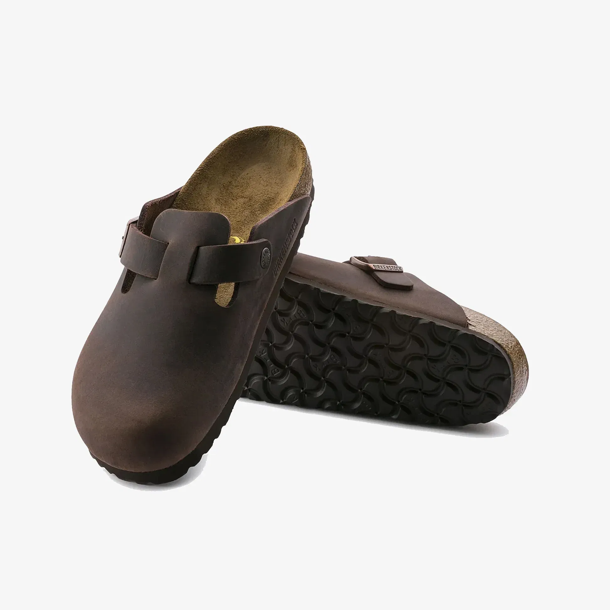Birkenstock BOSTON OILED LEATHER BROWN/HABANA