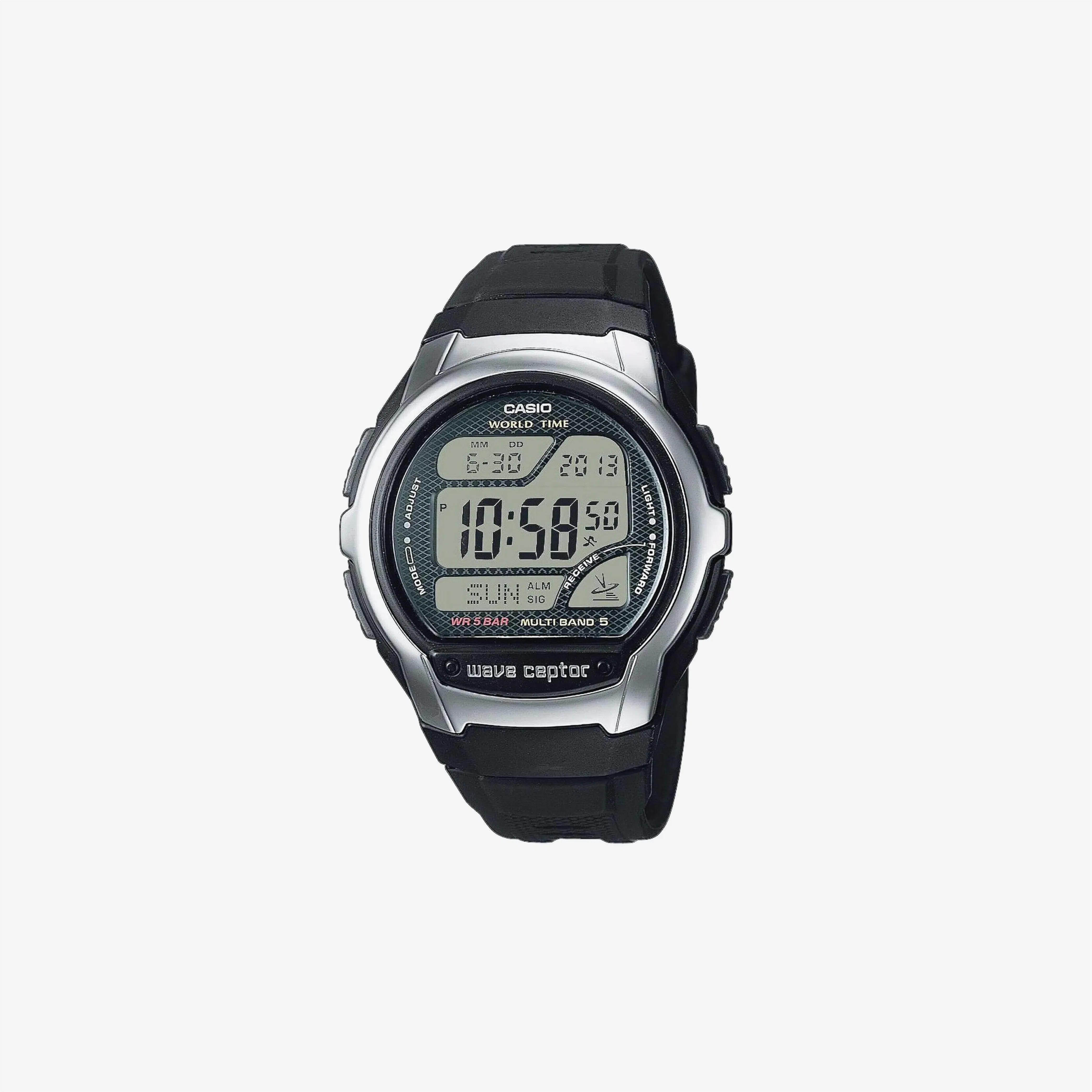 Casio Digital Quartz Watch with Plastic Strap WV-58R-1AEF, Black, WV-58R-1AEF-AMZUK