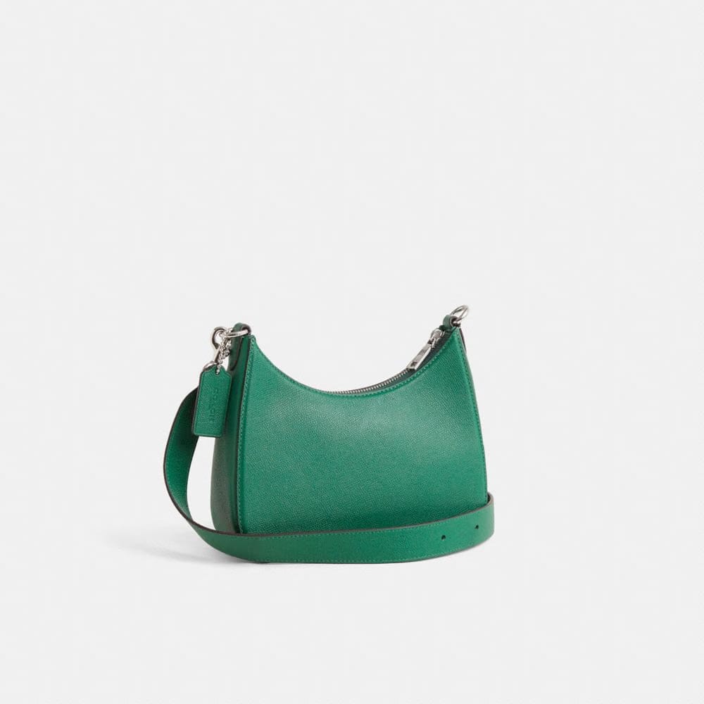 Coach Restored Hobo Crossbody With Signature Canvas Green