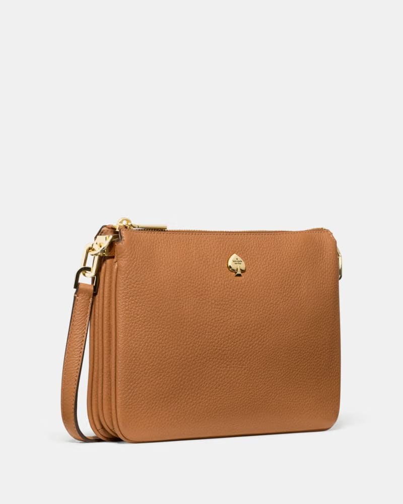 KateSpade Kayla Small Triple Compartment Crossbody Bungalow