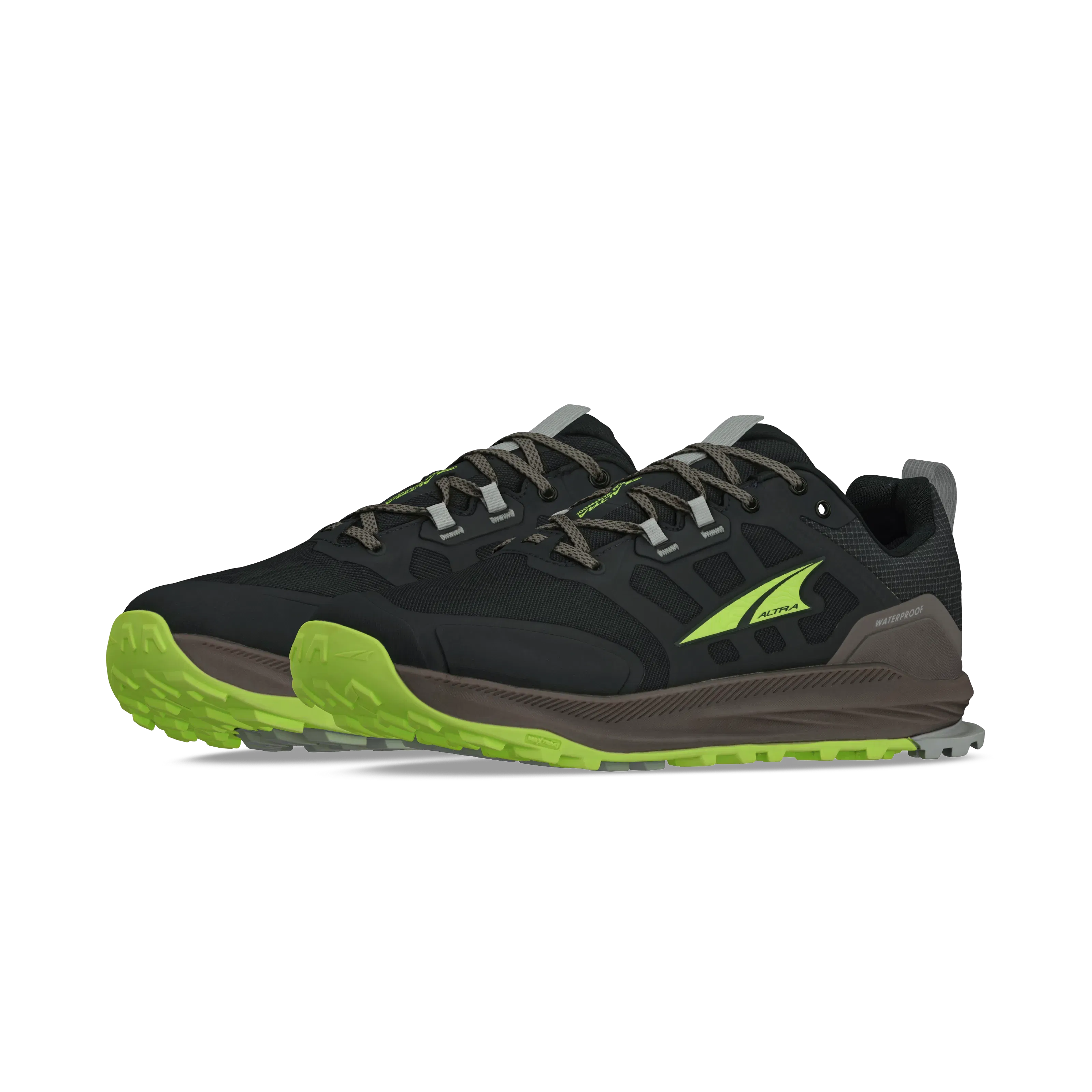 Altra Men's Lone Peak 9 Waterproof Low Lime/Black