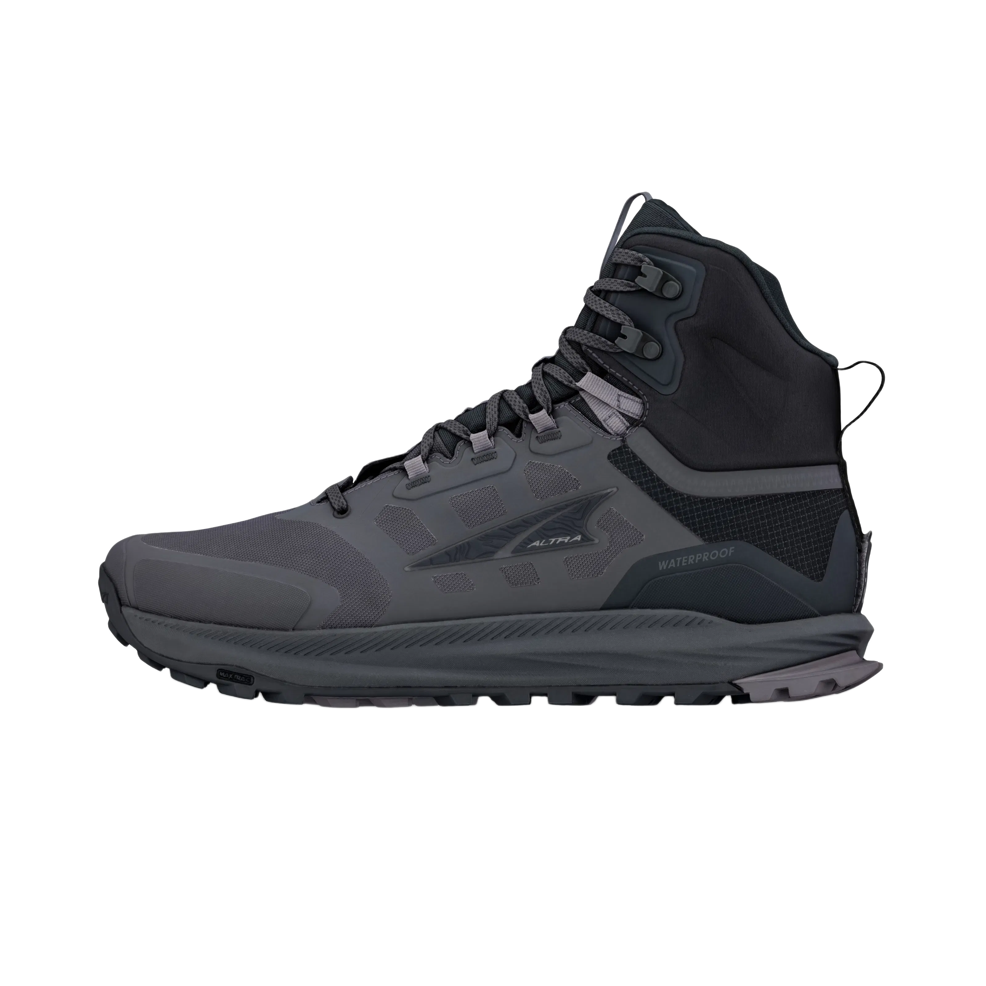 Altra Men's Lone Peak 9 Waterproof Mid Black/Gray