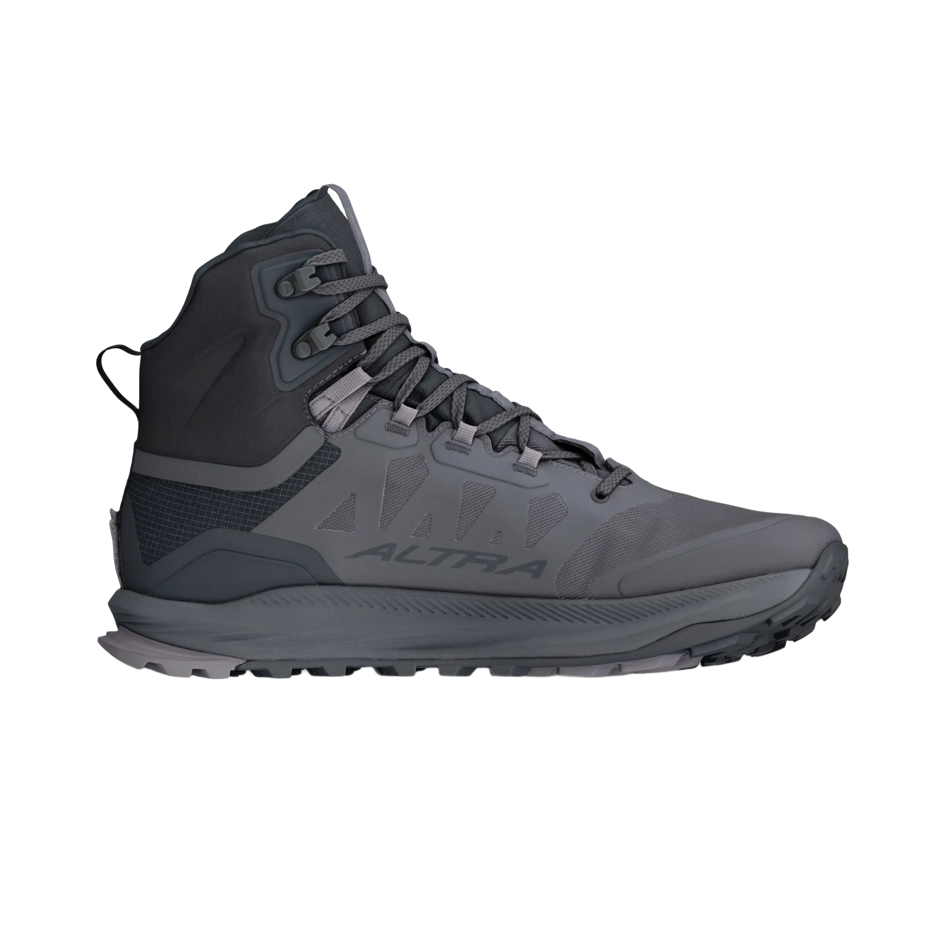 Altra Men's Lone Peak 9 Waterproof Mid Black/Gray