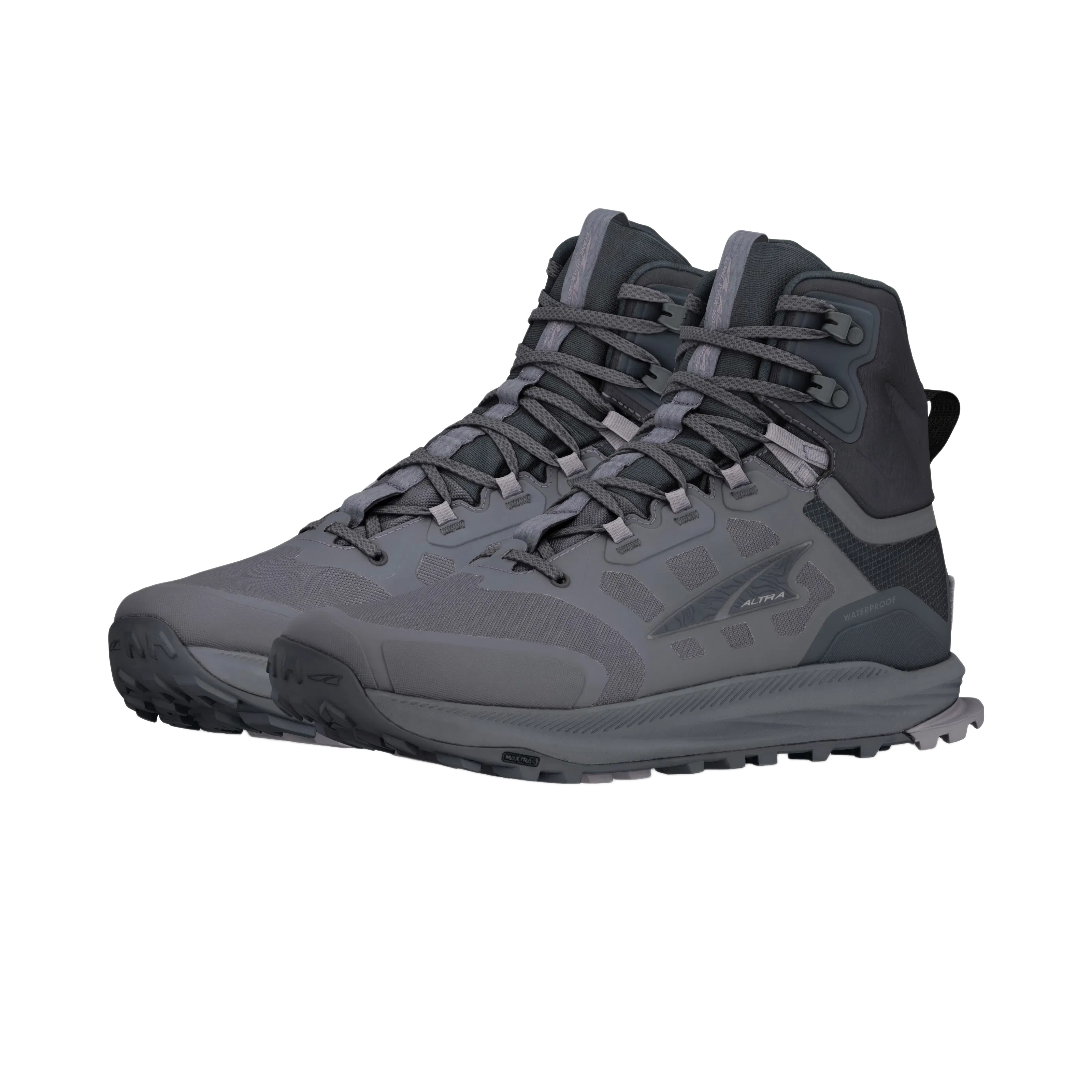 Altra Men's Lone Peak 9 Waterproof Mid Black/Gray