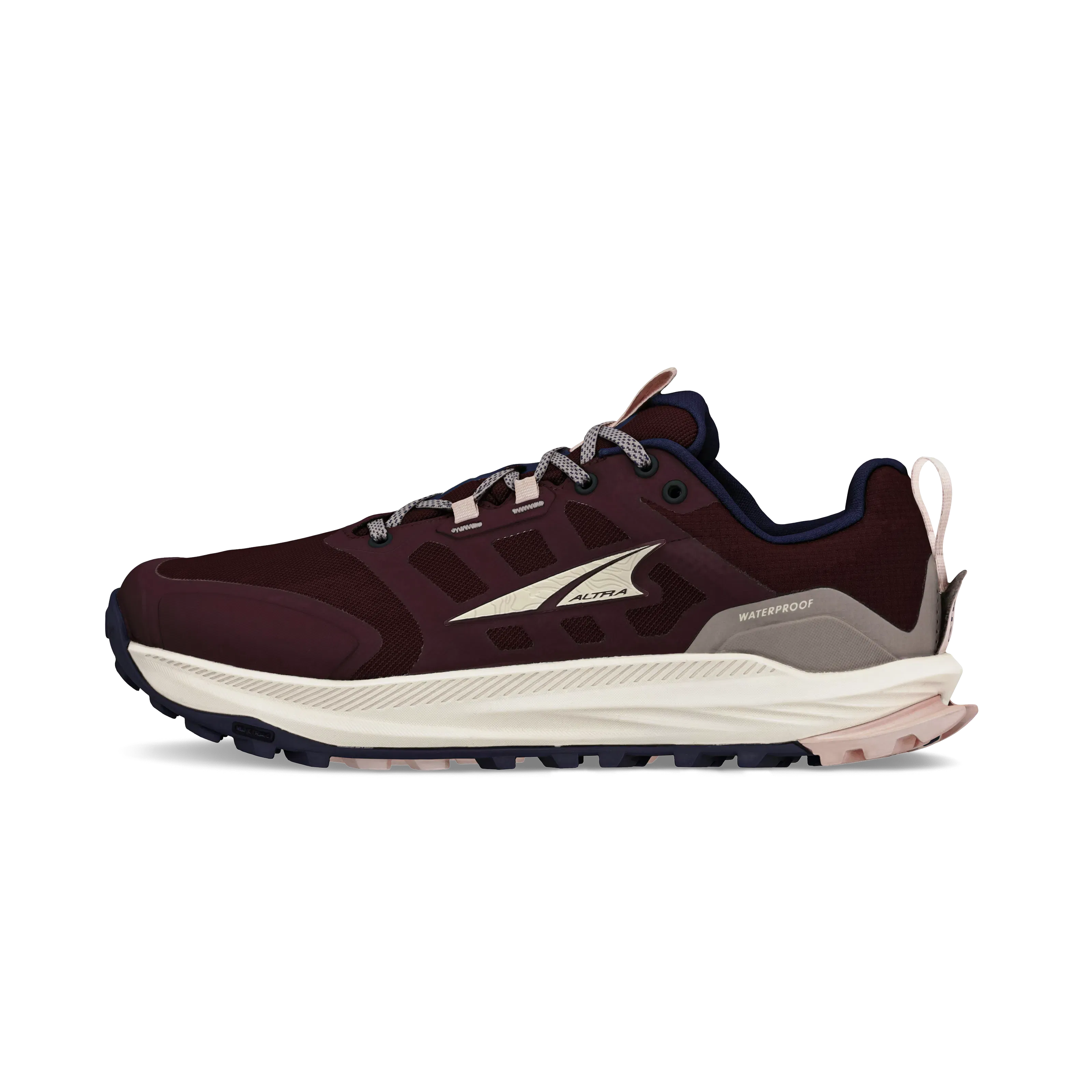 Altra Women's Lone Peak 9 Waterproof Low Maroon