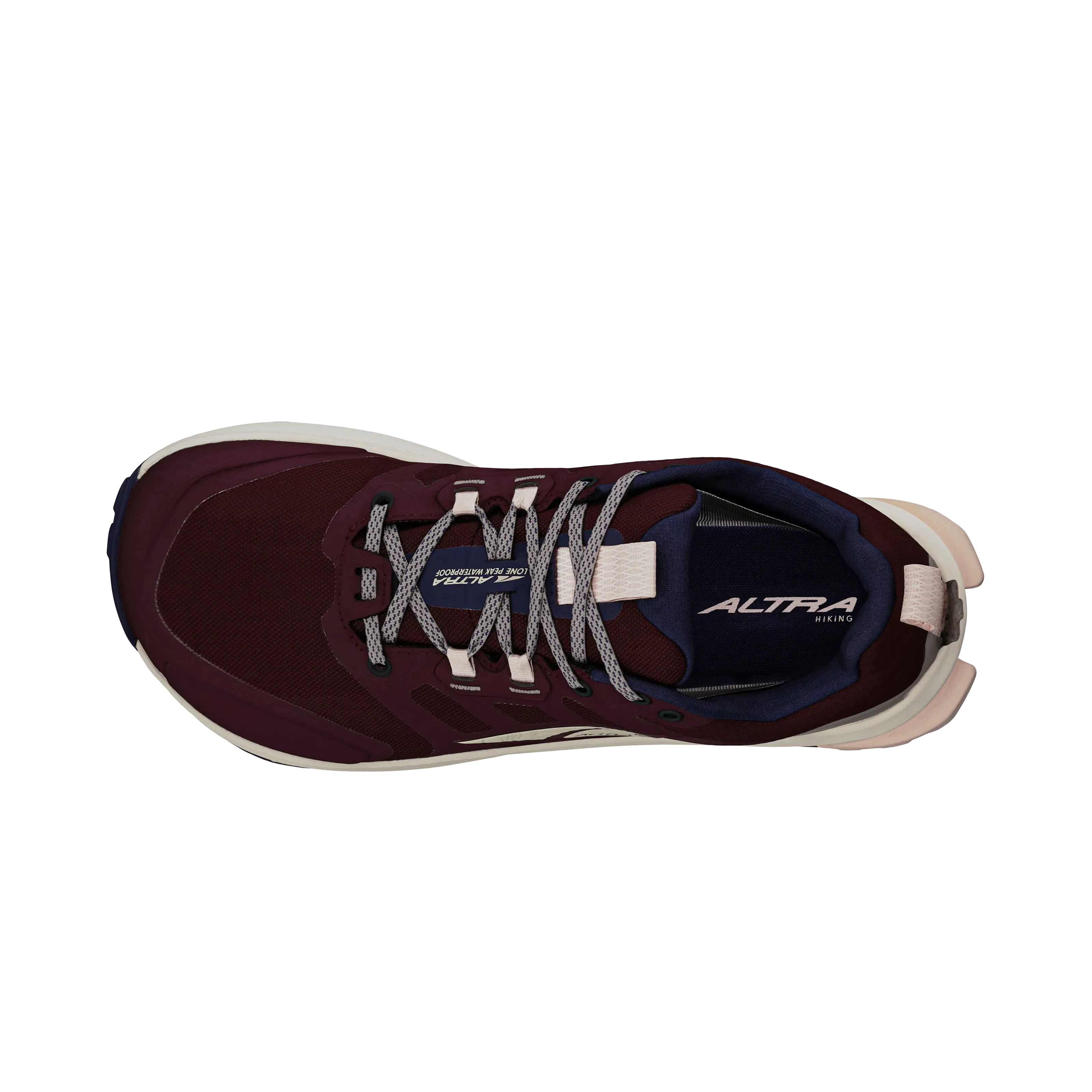 Altra Women's Lone Peak 9 Waterproof Low Maroon