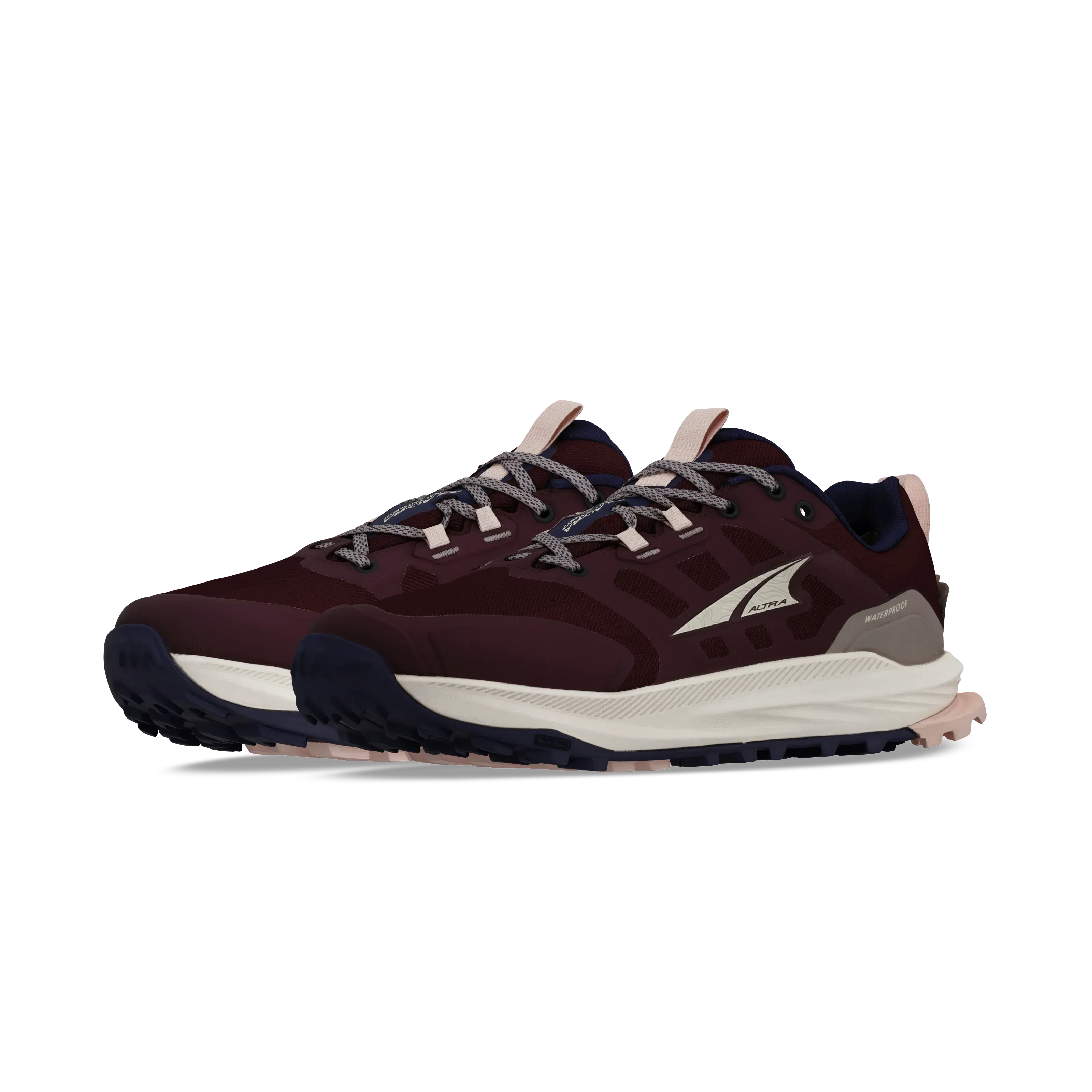 Altra Women's Lone Peak 9 Waterproof Low Maroon