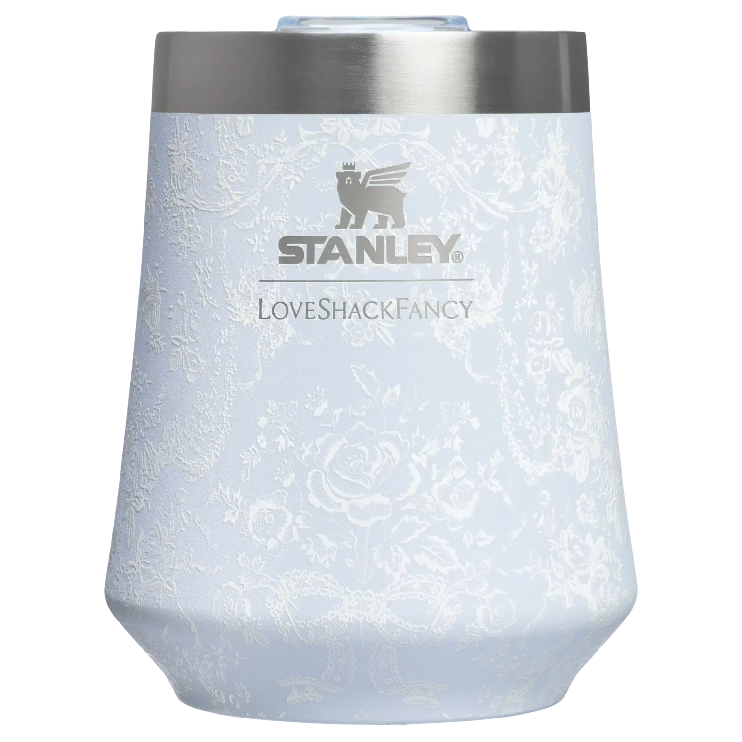 Stanley Stanley 1913 x LoveShackFancy Holiday Reserve Wine Tumbler | 11 OZ Toscana Toile Alpine Blue Toscana Toile Alpine Blue
