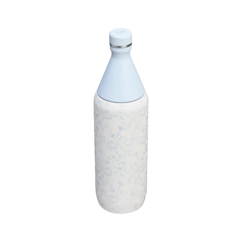 Stanley Stanley 1913 x LoveShackFancy Holiday All Day Slim Bottle | 34 OZ Coquette Bow Winter Ice Coquette Bow Winter Ice
