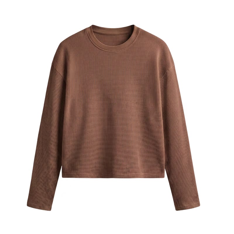 Dragon Mocha Brown Waffle T-shirt