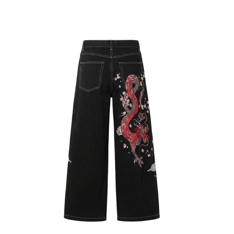 Dragon Strike Be Autyst Black Contrast Denim