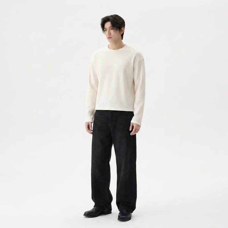 Good Things Off White Waffle T-shirt