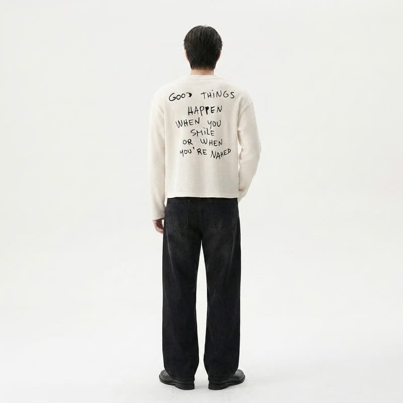 Good Things Off White Waffle T-shirt