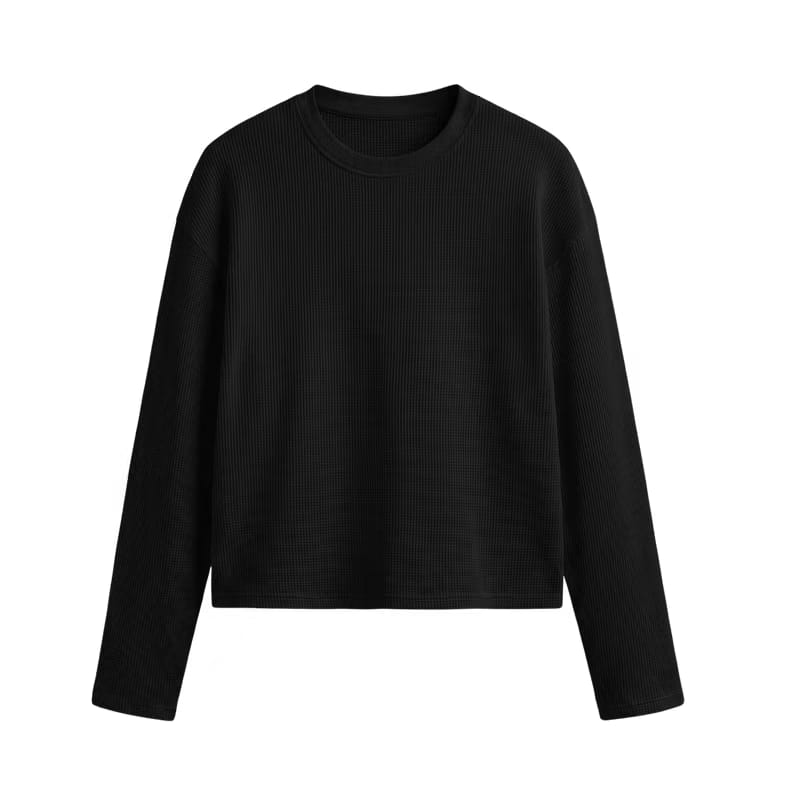 Inferno Cross Black Waffle T-shirt