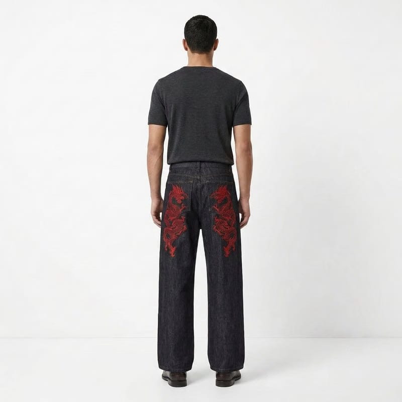 Inferno Pair Be Autyst Black Contrast Denim