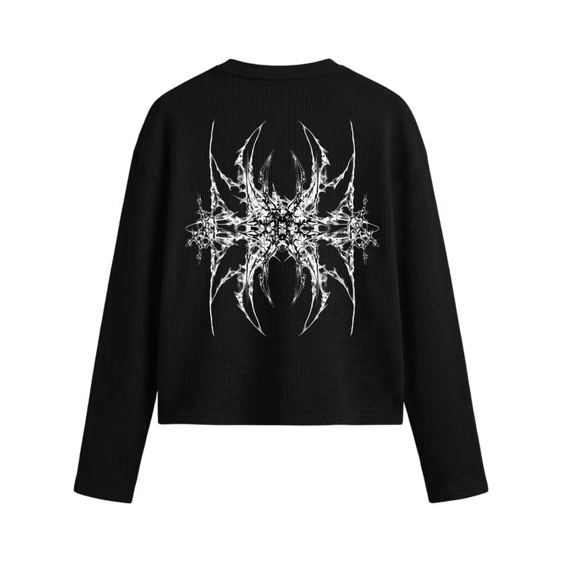 Obsidian Web Black Waffle T-shirt