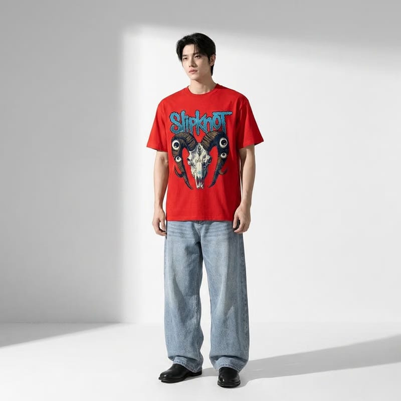 Slipknot Be Autyst Red T-shirt