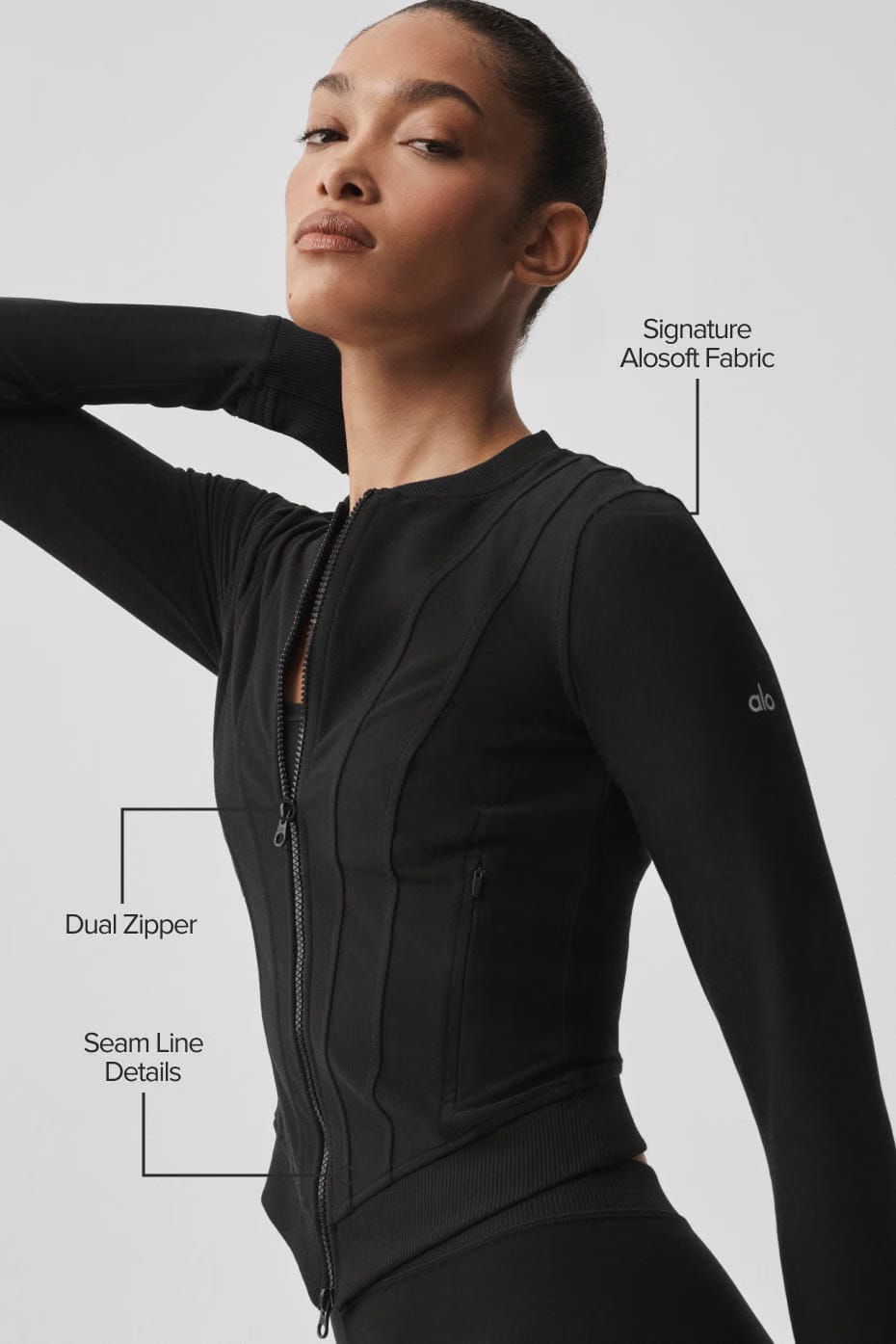 Alo Yoga Alosoft Recharge Jacket - Black