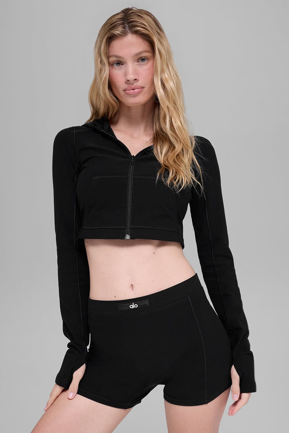 Alo Yoga Alosoft Sincere Fitted Jacket - Black
