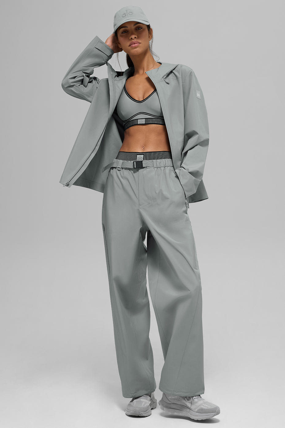 Alo Yoga Alpha Shell Jacket - Lunar Grey