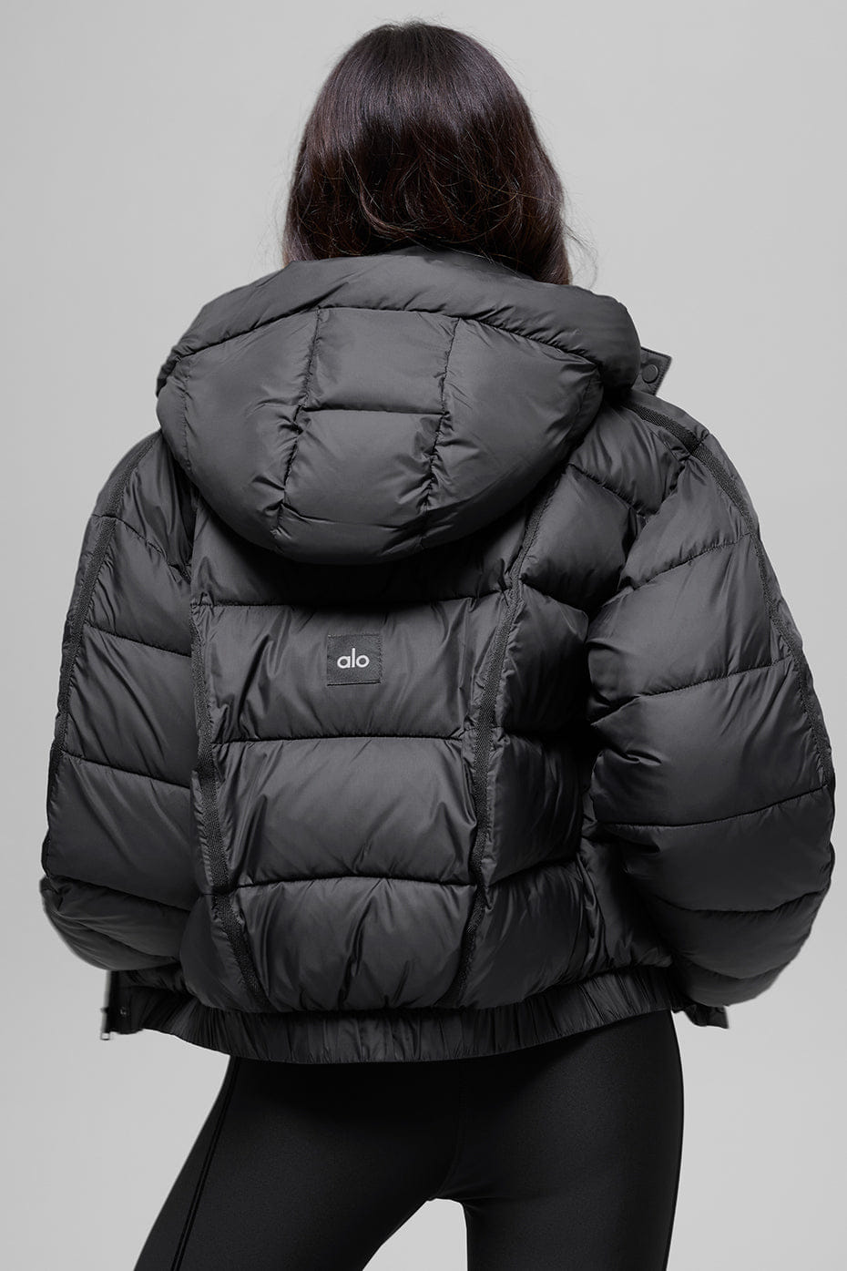 Alo Yoga Aspen Love Puffer Jacket - Black