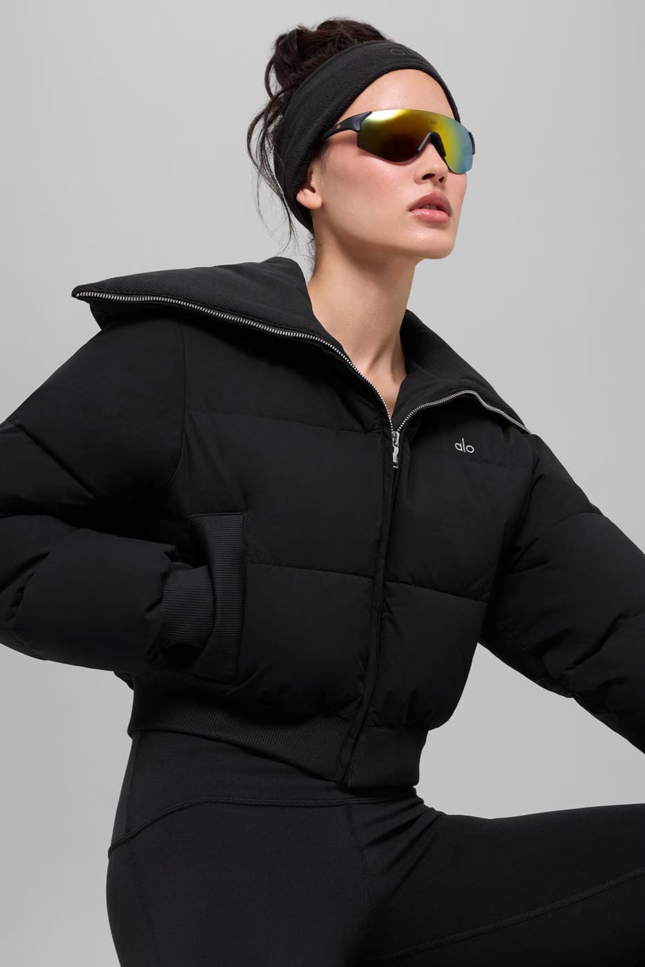 Alo Yoga Captivate Puffer - Black