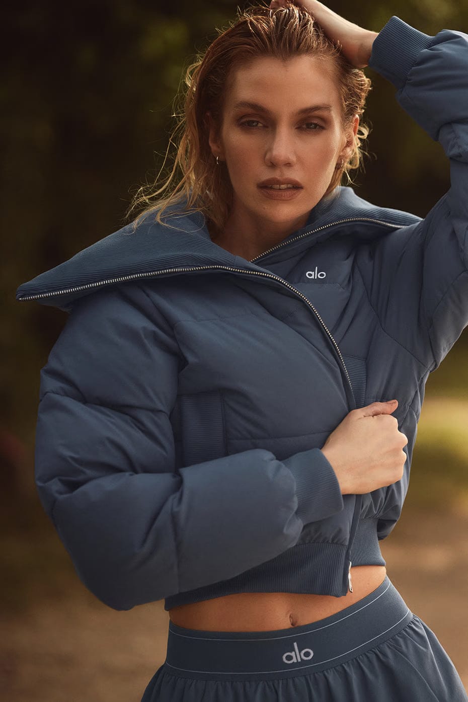 Alo Yoga Captivate Puffer - Bluestone