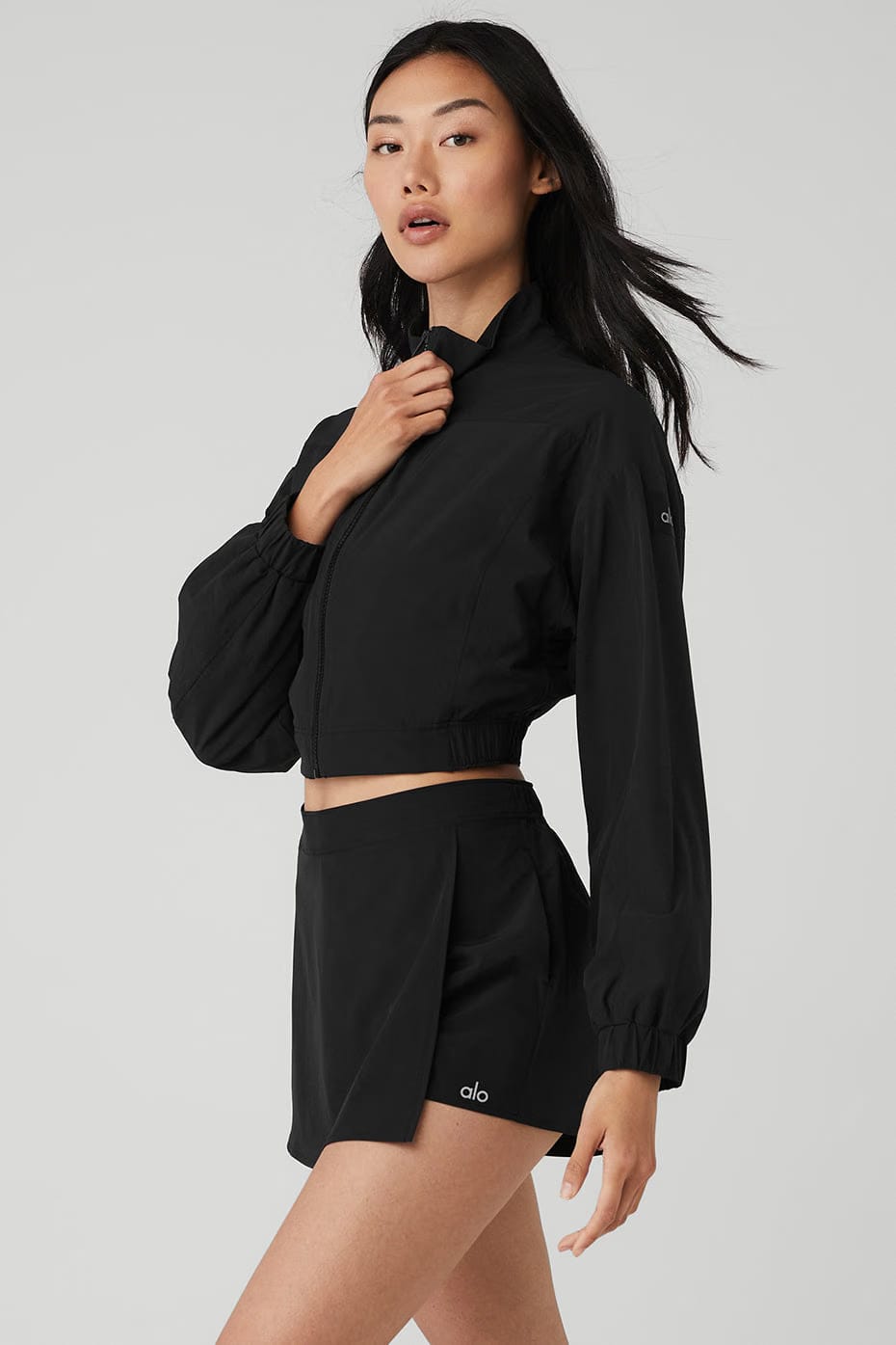 Alo Yoga Clubhouse Jacket Black