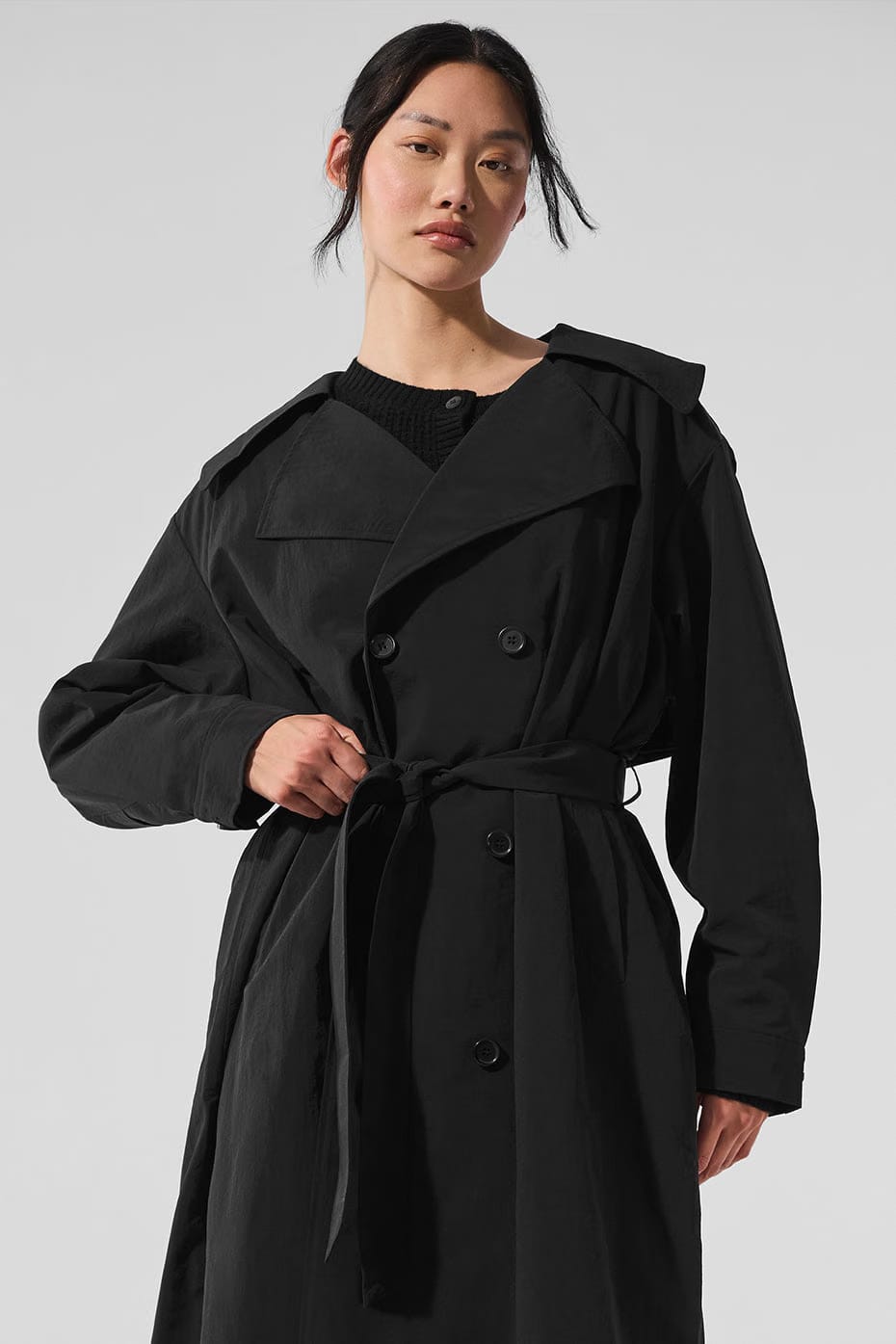 Alo Yoga Daybreak Long Coat - Black