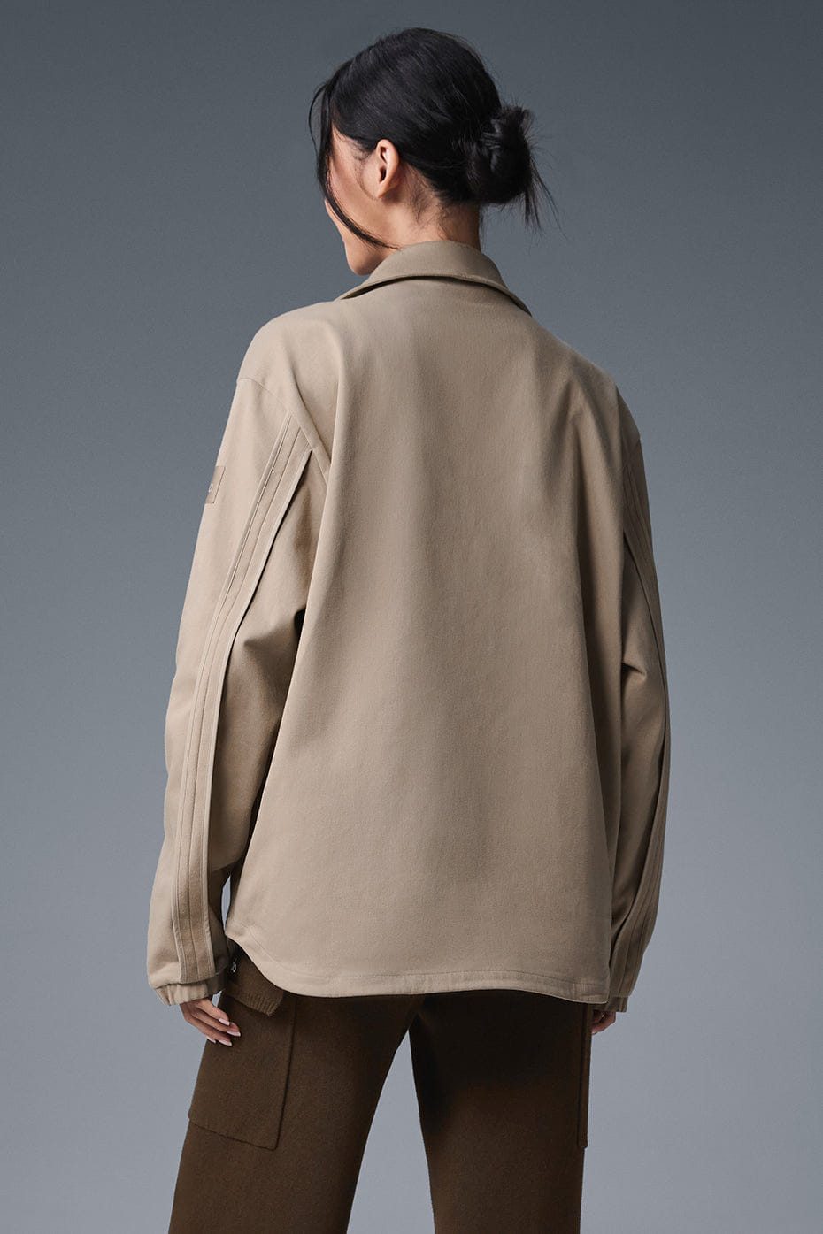 Alo Yoga Edition Sueded Jacket - Gravel
