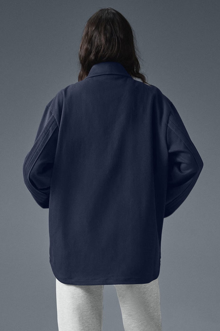 Alo Yoga Edition Sueded Jacket - Navy
