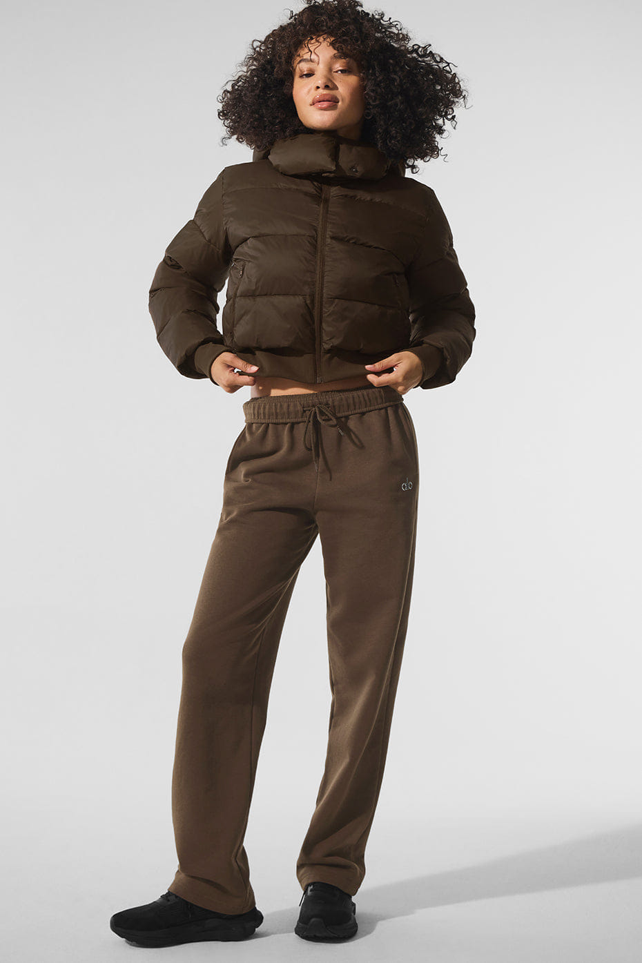 Alo Yoga Foxy Puffer Jacket - Espresso