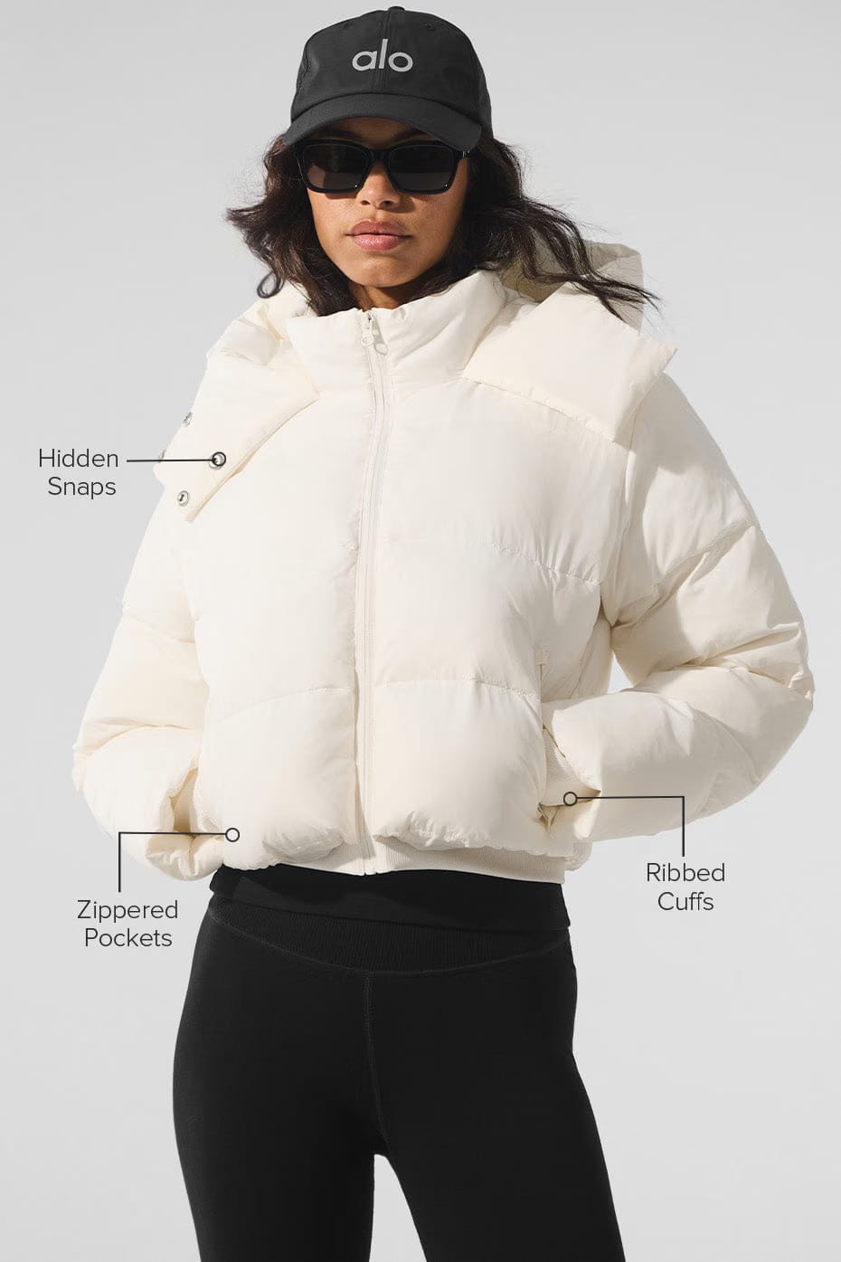 Alo Yoga Foxy Puffer Jacket - Ivory
