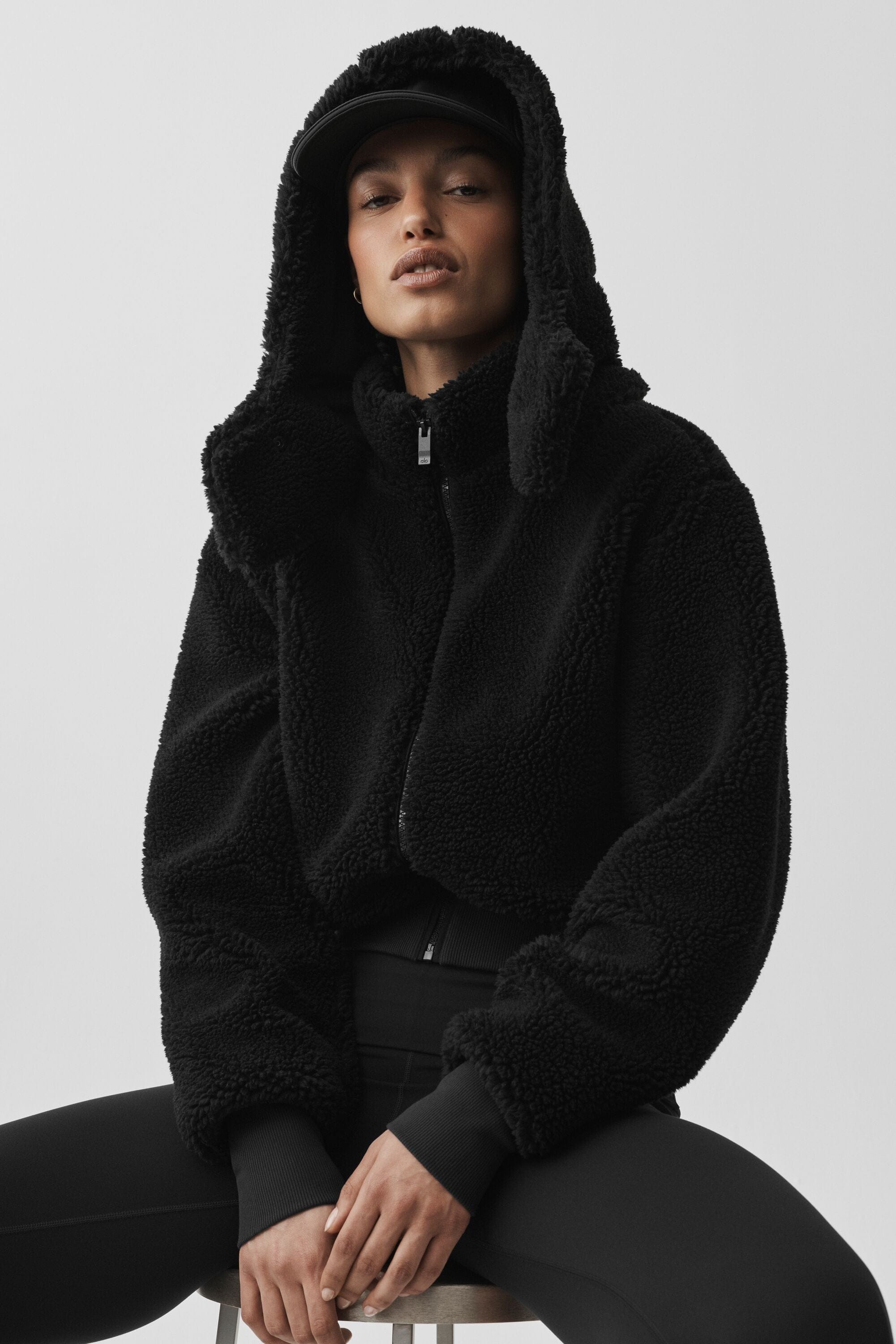Alo Yoga Foxy Sherpa Jacket - Black