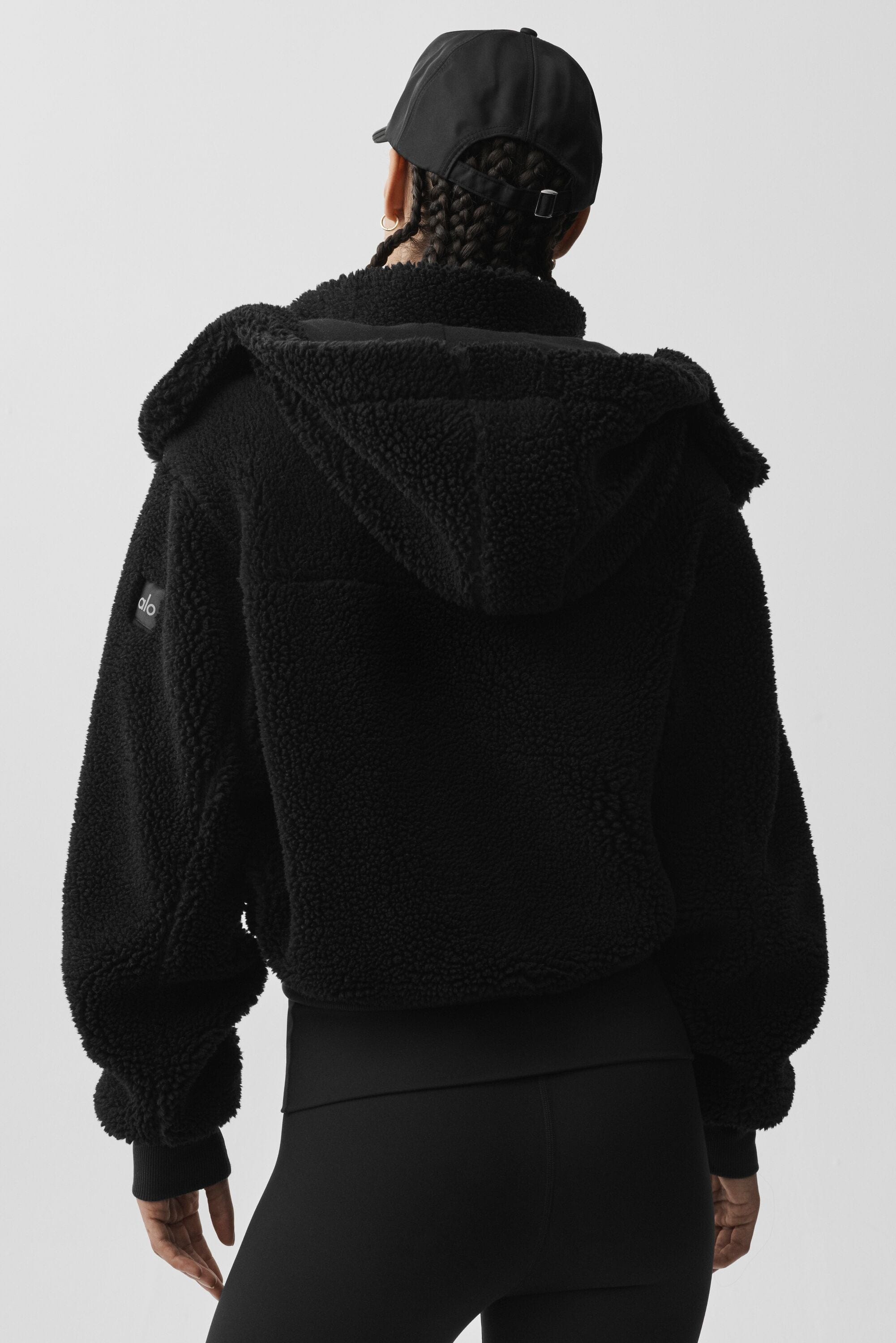Alo Yoga Foxy Sherpa Jacket - Black