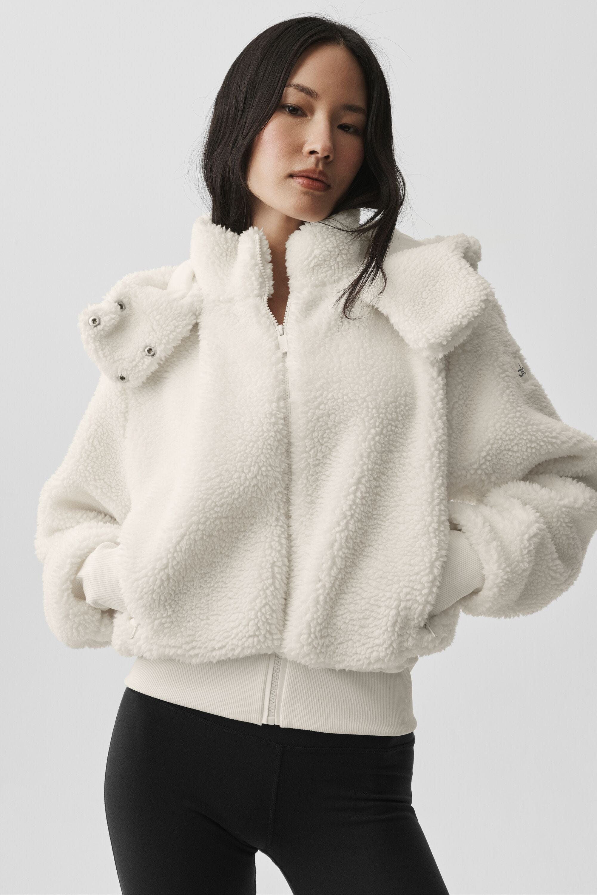 Alo Yoga Foxy Sherpa Jacket - Ivory