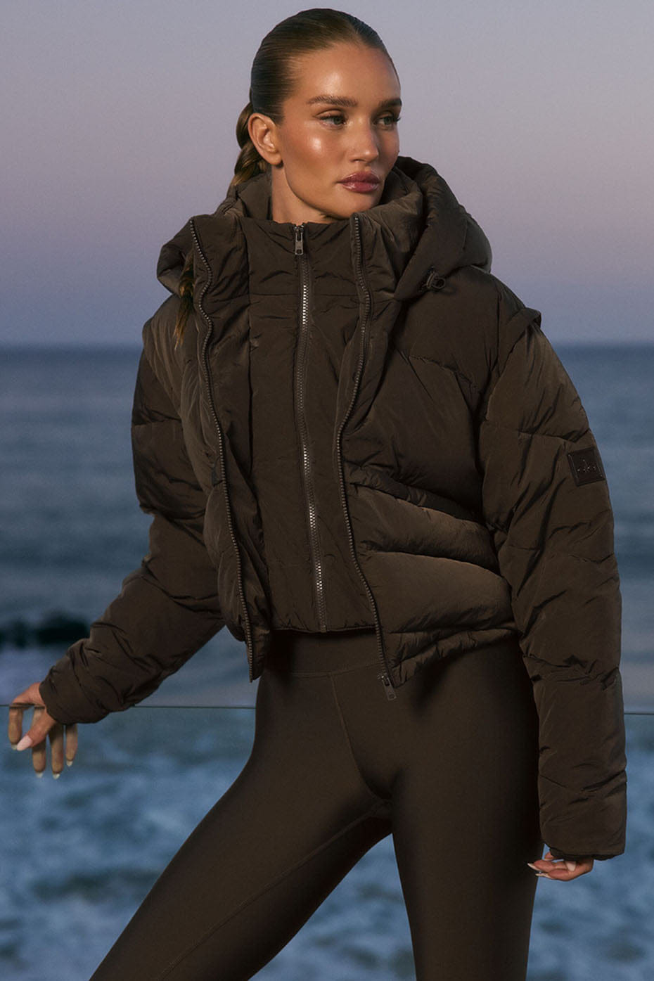 Alo Yoga Glacier Puffer - Espresso
