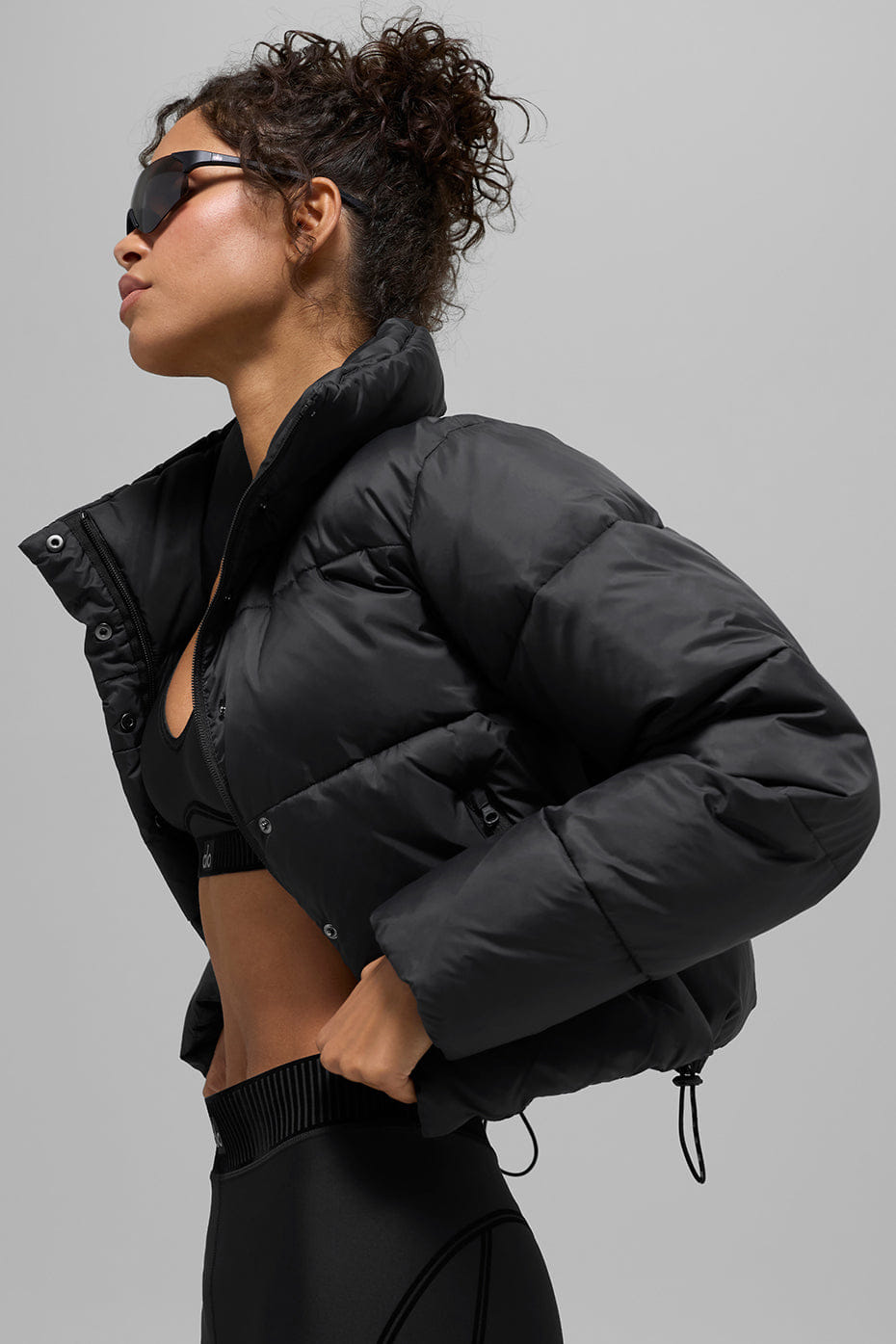 Alo Yoga Gold Rush Puffer - Black