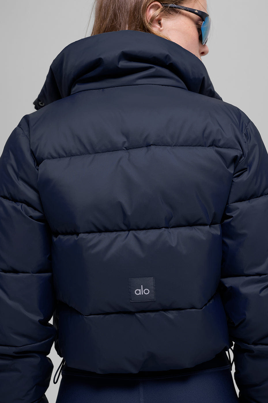 Alo Yoga Gold Rush Puffer - Navy