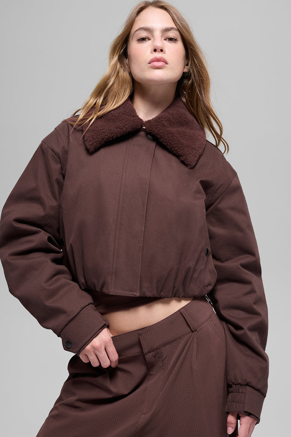 Alo Yoga Navigator Jacket - Brownstone
