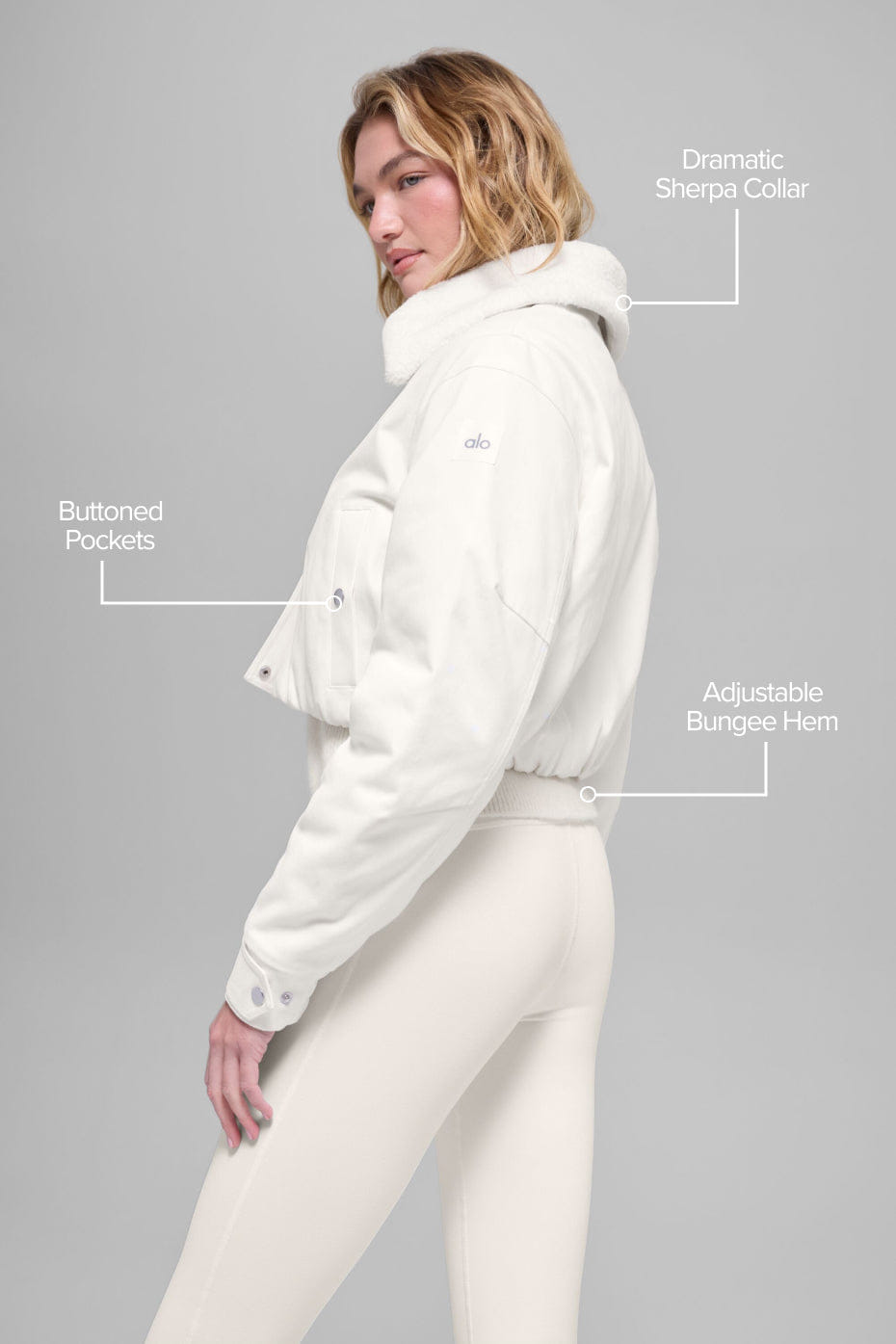 Alo Yoga Navigator Jacket - Ivory
