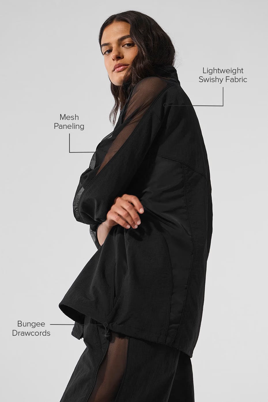 Alo Yoga Origin Full-Zip Track Jacket - Black