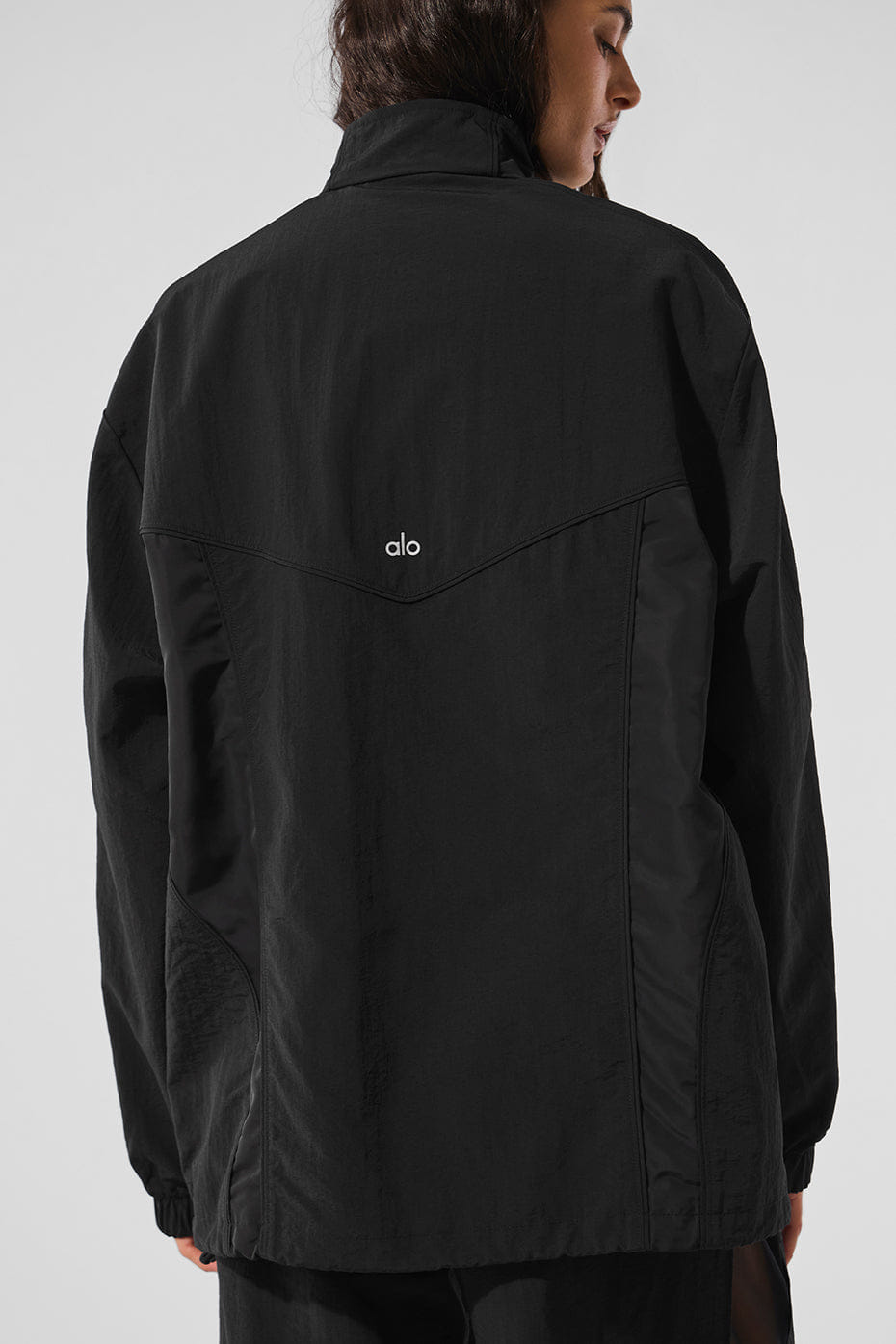Alo Yoga Origin Full-Zip Track Jacket - Black