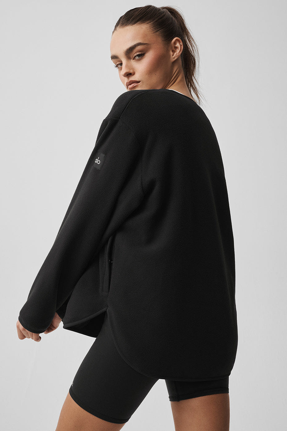 Alo Yoga Polar Fleece Take Note Jacket - Black