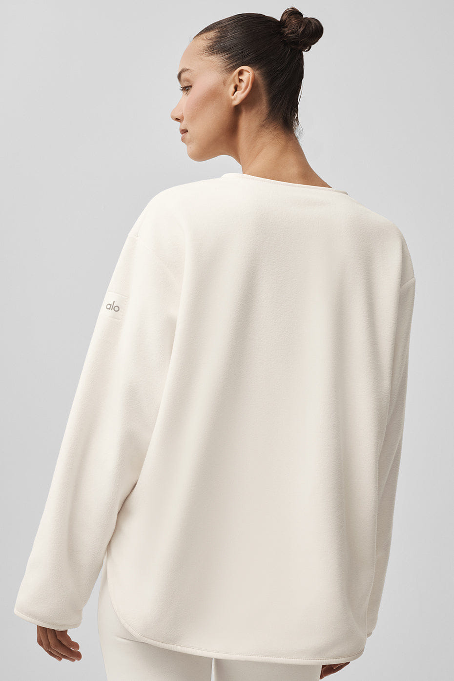 Alo Yoga Polar Fleece Take Note Jacket - Ivory