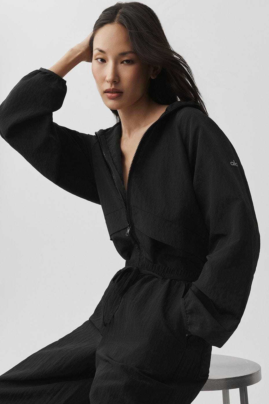 Alo Yoga Ripstop Electric Jacket - Black