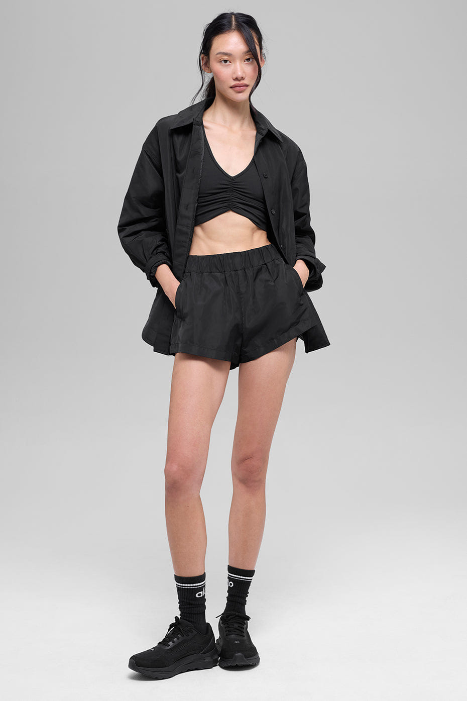 Alo Yoga Socialite Shacket - Black